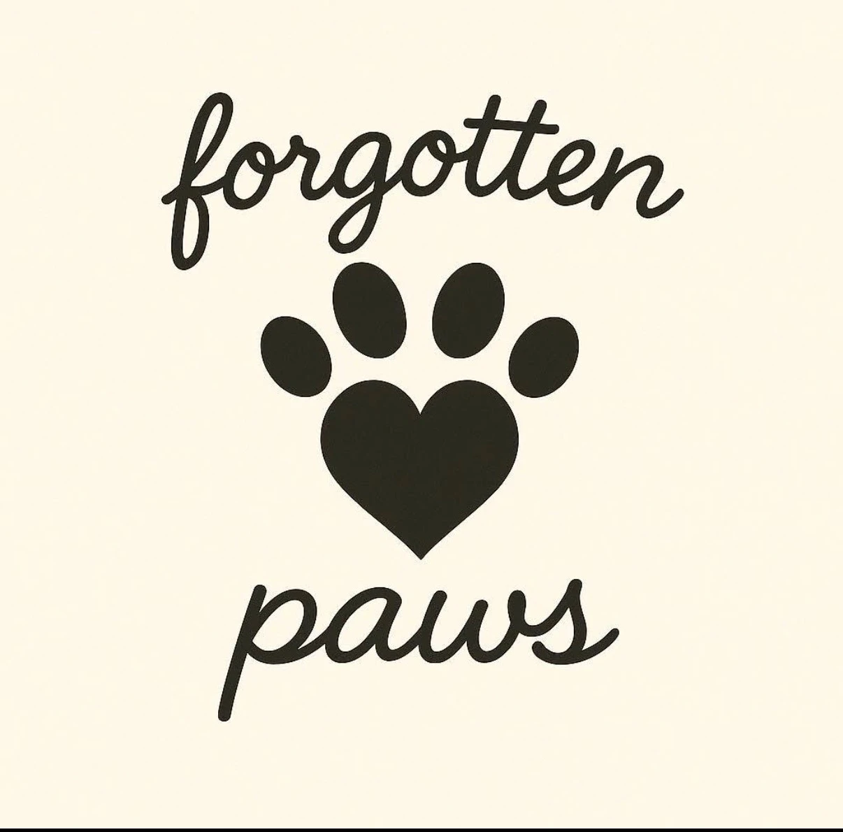 Forgotten Paws logo